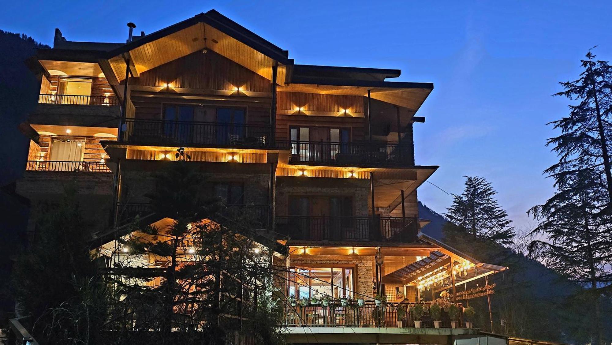 Hotel The Hillside Kasol Exterior foto